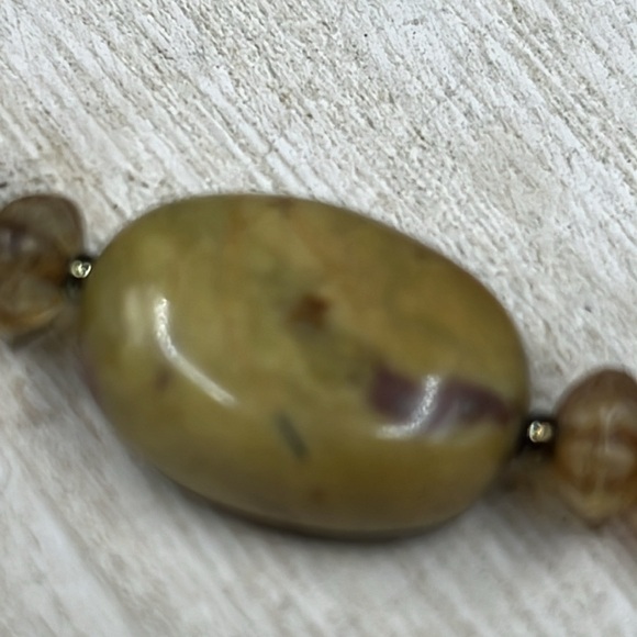 Bumble Bee Jasper & 925 toggle bracelet - Picture 4 of 6